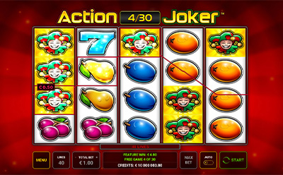 Action Joker Slot Bonusspiel