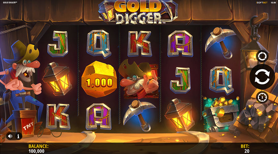Gold Digger online kostenlos spielen