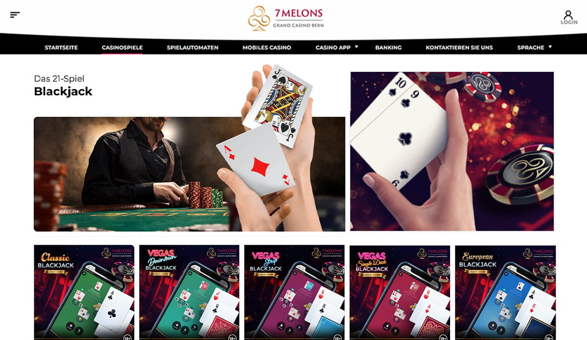 Tischspiele im 7 Melons Casino