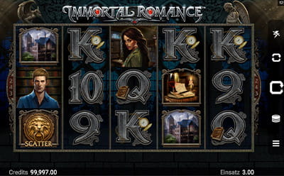 Immortal Romance bei Casino777 spielen