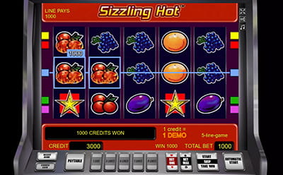 Sizzling Hot Slot Risikospiel